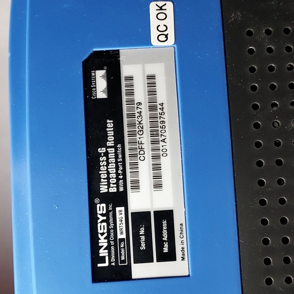 Linksys Wireless Router QRT54G Broadband Router - Picture 5 of 8